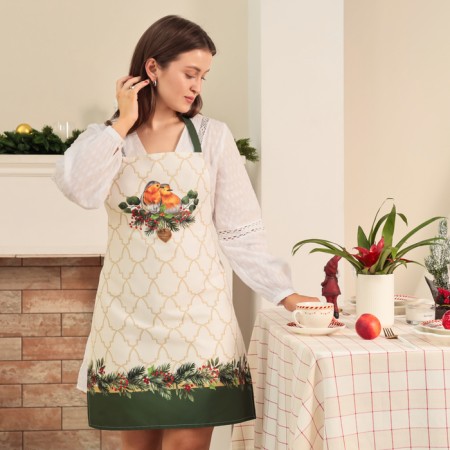 Apron "Ethel" Robin 60x70cm, 100% cotton, sarzha 190 g/m2-1