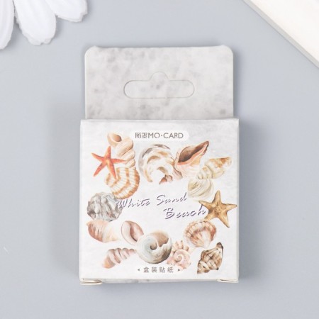 Stickers for creativity "sea shells" set of 46 pcs 4.4x4.4x1.1 cm-3