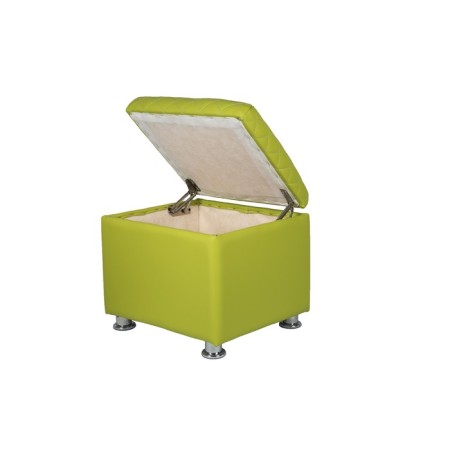 Puff with Vega lid, 430x480x430, lime-1