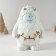 Piggy bank Ceramics "Snow man with garland" 11.2x13x18 cm