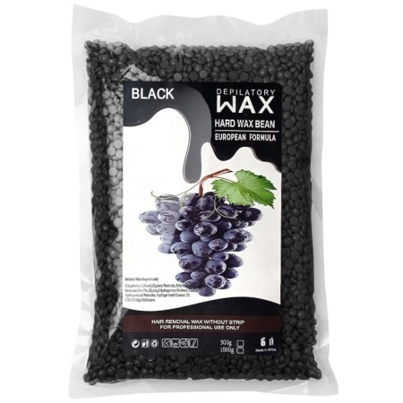 Film wax for depilation in the Jessnail granules "Black", 500 g