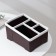 Homemade little things stand, 4 sections, 18 × 14.5 × 9.5 cm, color mix