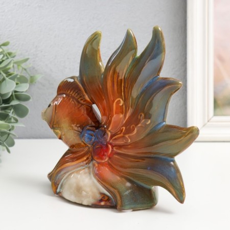 Souvenir Ceramics "Flower Flower" set 2 pcs 16x15x5.5, 16x18.5x7.5 cm-6