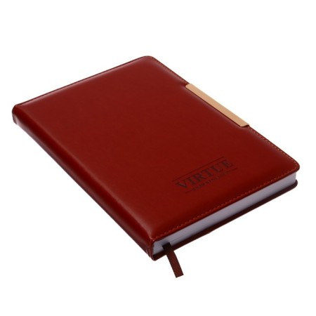 The diary is low, the PVC, A5 cover, 140 sheets in a cage, with a handle, in a gift box, mix-4