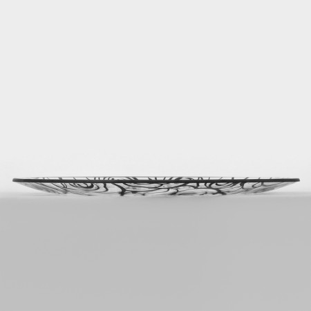 A set of glass plates of the Dolyana Michelle, 7 objects, black color-3