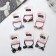 Hair elastic band "Milada" butterfly, 5 cm, mix