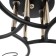 Jero chandelier 5x60W E27 Black/Gold 54x54x25cm SVK
