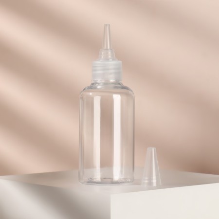 Storage bottle, 90 ml, twist-cover, transparent color-1