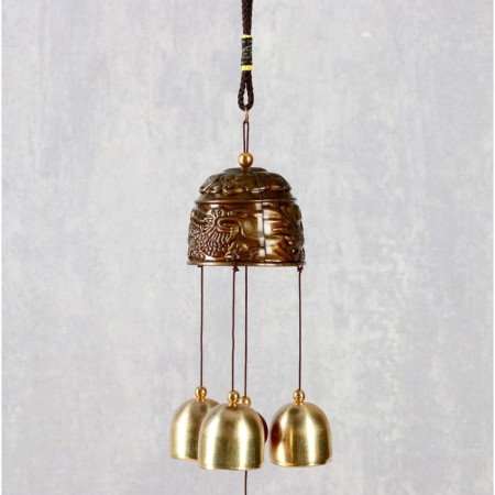 Wind music Metal "Elephant" 3 bells 40 cm-1