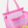 Baby bag without fastening, pink color