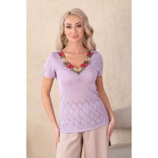 Female jumper, size 42, lilac color