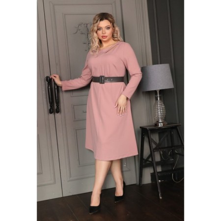 Women's dress, size 56, pink color-5