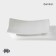 Porcelain dish for submitting Magistro "Blanche. Square ", 16 × 16 cm, white color