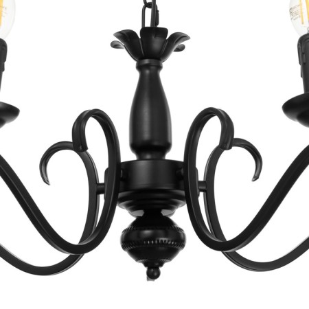 Chandelier 2715/5 E14 40W Black 51x51x26-56 cm Bayerlux-5