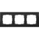 Frame for 3 posts WL11-FRAME-03, color black aluminum