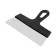 Faced scrap spatula, 250 mm, stainless steel, plastic handle