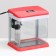 The Seastar HX-180F Aquarium includes: LED lamp, filter, 3.5 l, red