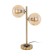 Lauren decorative lamp Citilux "Lauren" CL146823 15x52 cm, 2x40W, E14, brown color