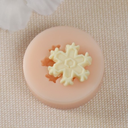 Mold Silicon "Snowflake" No. 1 1.8x1.8x0.3 cm