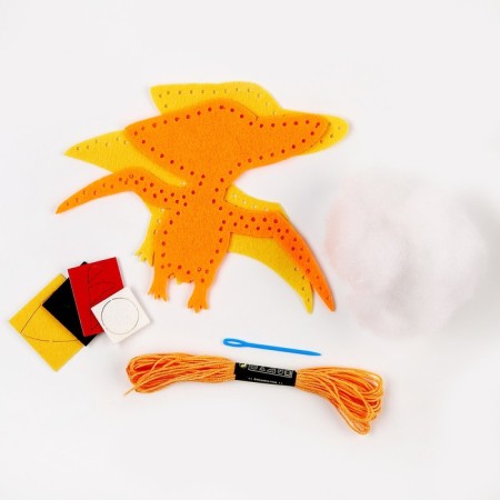 Set for creating a toy made of felt "pterodactyl"-1