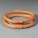 Handles for the bag are wooden, woven, d = 10.2 / 12.5 cm, 2 pcs, the color is light brown