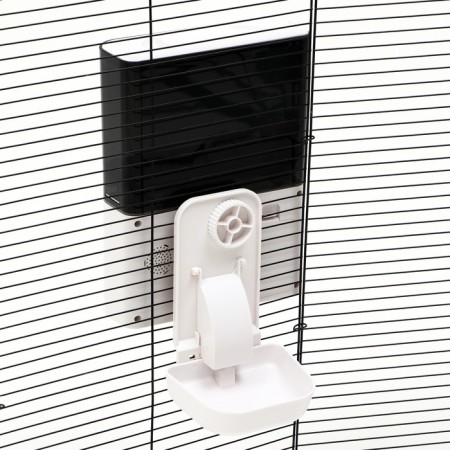 Smart auto feeder for animals, with an mount on a cage, with a voice recording function-1