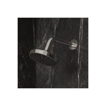 Shower watering can IDDIS 008Minpi64, upper, round, d = 117 mm, ABS plastic, chrome-2