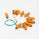 Lining "Carrots", 10 pcs. In the set