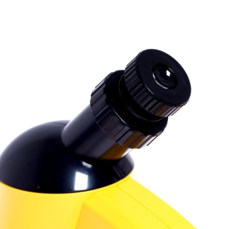 Children's microscope "Young scientist" Frendering x100, x400, x1200, backlight, yellow color-5