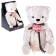 Soft toy "Bear Bernart", white color
