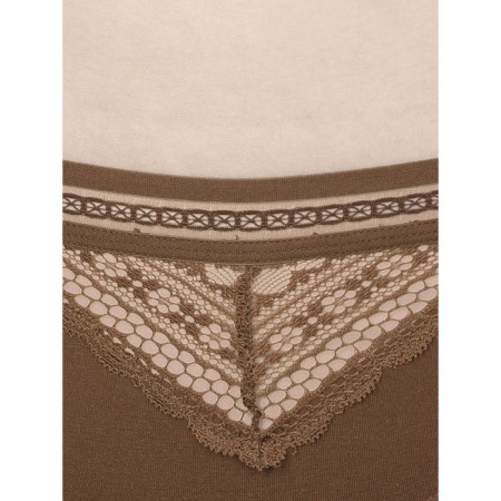 Female cowards, size 48, chocolate color-1