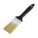 Brush flat scrap, natural bristles, plastic handle, 1.5 ", 38 mm