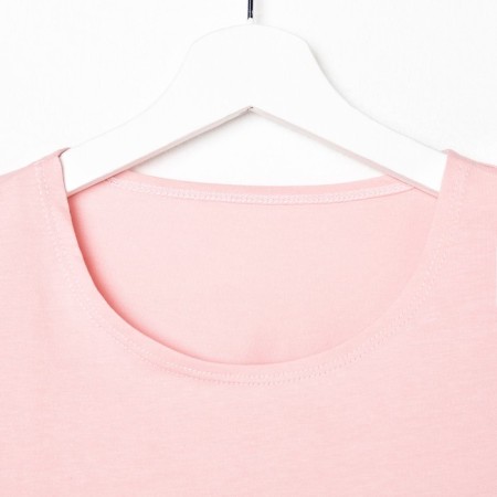 Female pajamas (T-shirt and trousers) KAFTAN "BASIC" size 48-50, pink color-6