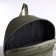 Youth backpack from lightning textiles, external pocket, handbag, green color