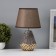 Table lamp "Victoria" 1he14 40W Coffee/gold 20x20x32cm