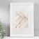 Photo frame Plastic "Mira" 20x30 cm, (plastic screen), white
