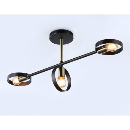 Suspended Ambrella Traditional Loft TR8229, E27, black color, bronze-1