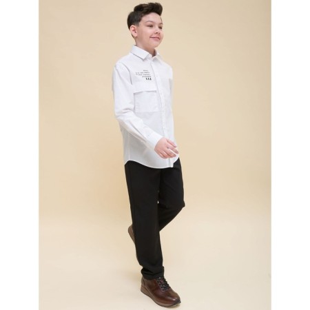 Surchachka upper for boys, height 134 cm, white color-9