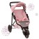 GOTZ doll stroller, three -wheeled, pink color