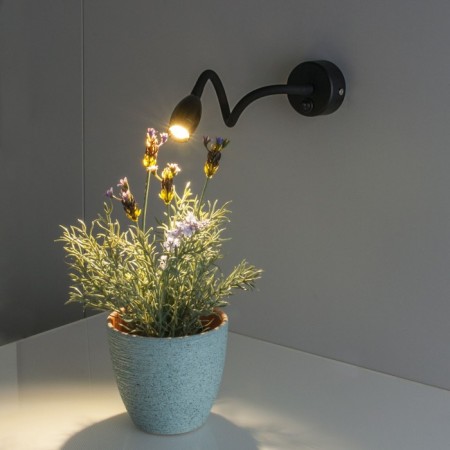 Interior backlight Elektrostandard, Band LED 5 W, 370x60x60 mm, IP20, black color-1