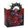Gift package with packaging paper with silence, 22x22x12 cm, spider-man