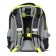 Frame backpack 36 x 29 x 17 cm, Across 192, filling: bag, gray/green ACR22-192-5
