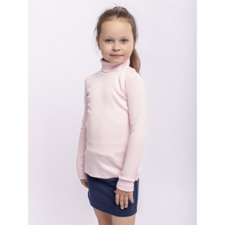 Turtleneck for girls, height 146 cm, pink color-2