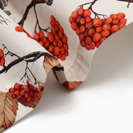 New Year. Driving Ethel "Bullfinchi on branches" 30x70 cm, 100% hl, sarzha 190 g/m2-4
