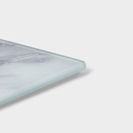 Board cutting glass shade "White Marble", 30 × 20 cm-2