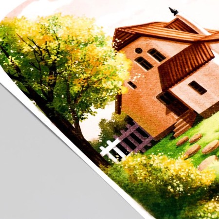 Stick plastic interior color "Nature" 30x90 cm set 2 sheets-2