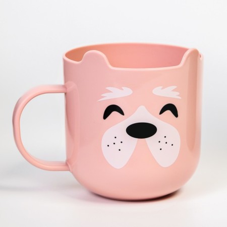 Children's mug 370 ml., "Muzzle", color and pattern mix