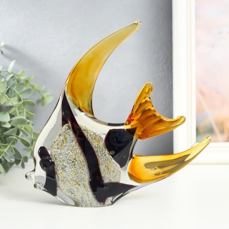 Souvenir glass "Fish Exot" under Murano glass 23.5x4x420 cm