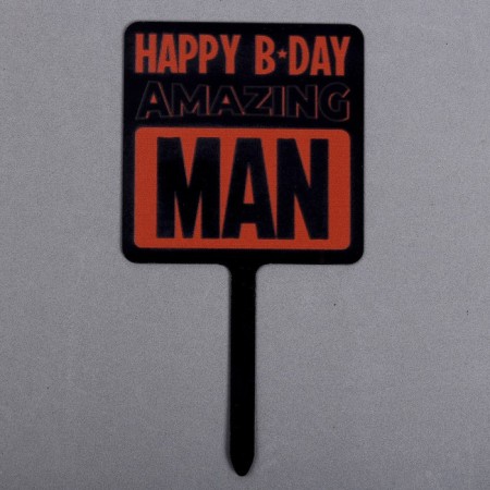 Topper acrylic Happy Birthday-2