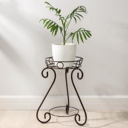 Flowers stand "Lotus Small", D = 25 cm, Copper Antik color-1